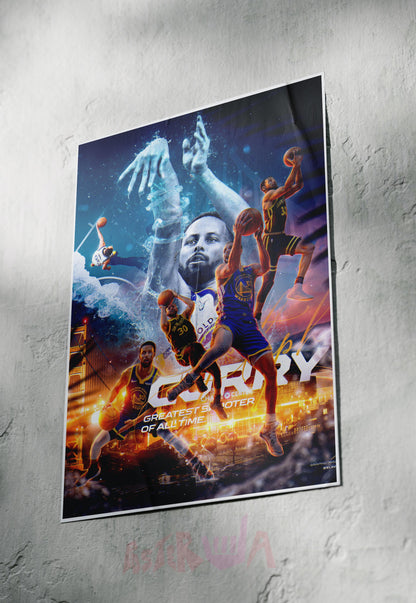 Splash Zone | Stephen Curry | Basketball Poster