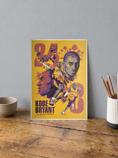 Mamba Mentality | Kobe Bryant | Basketball Poster