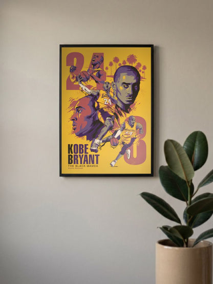 Mamba Mentality | Kobe Bryant | Basketball Poster
