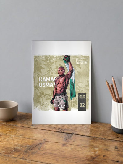 Cage Conqueror | Kamal Usman | MMA Fighter Poster