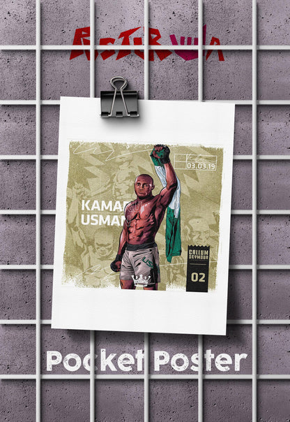 Cage Conqueror | Kamal Usman | MMA Fighter Poster