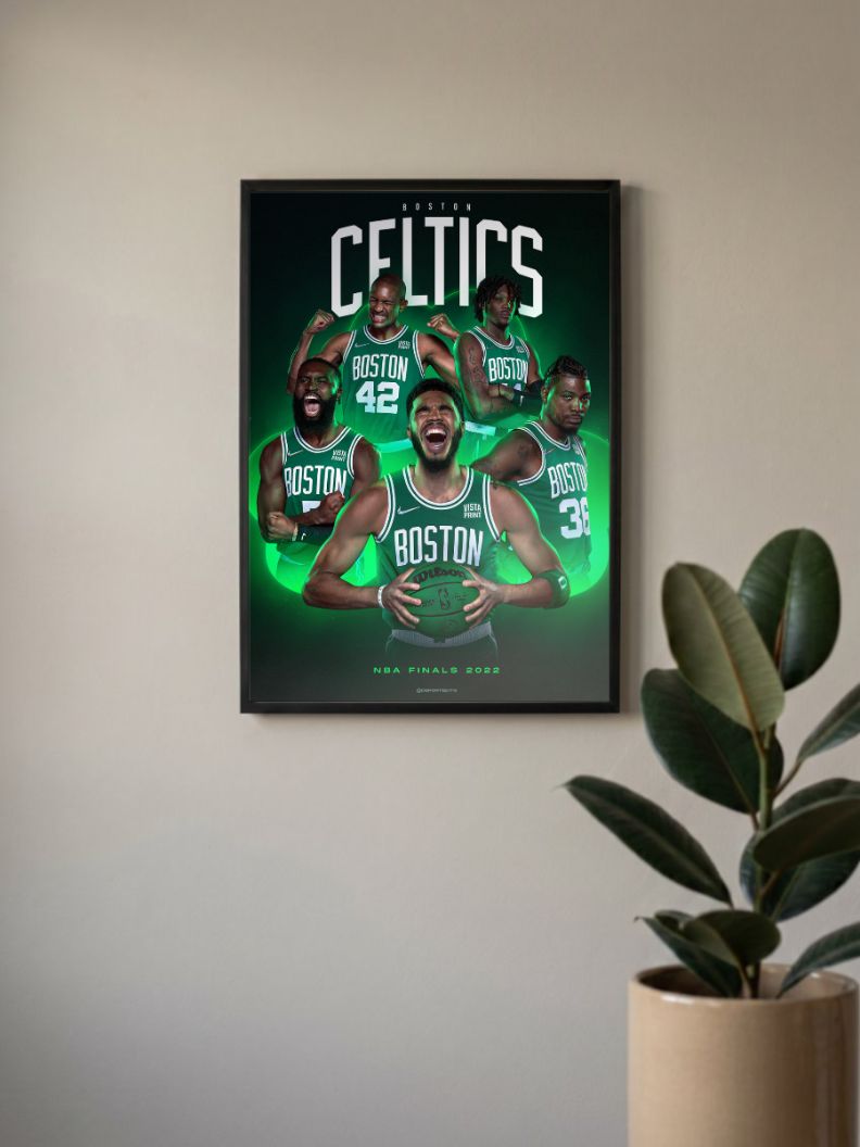 Green Giants | Celtics | Basketball Poster