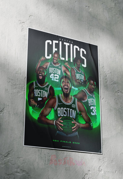 Green Giants | Celtics | Basketball Poster