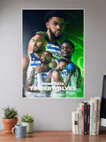 Howling Hoops | Timberwolves | Basketball Poster