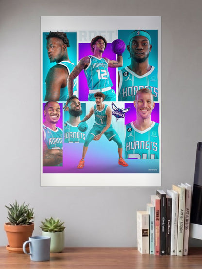 Stingers in Flight | Hornets | Basketball Poster