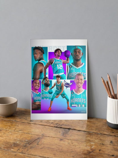Stingers in Flight | Hornets | Basketball Poster
