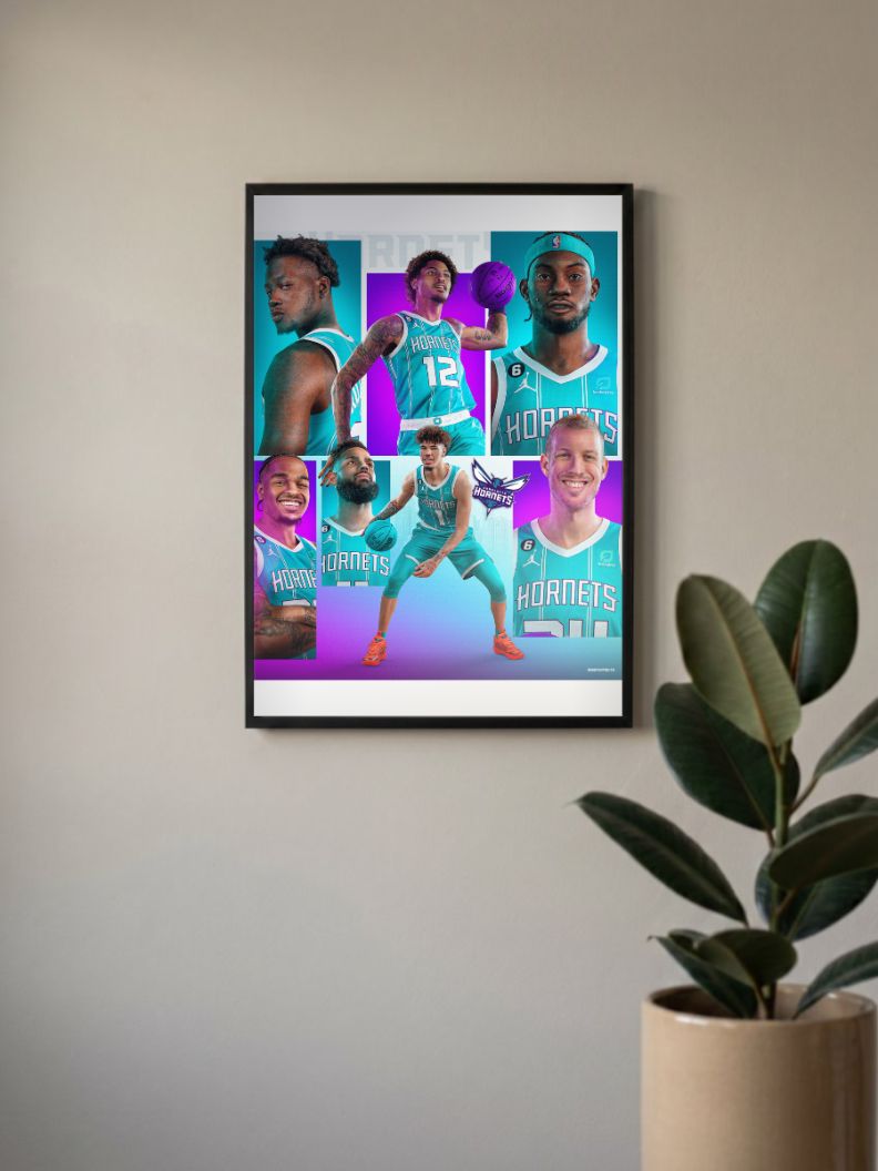 Stingers in Flight | Hornets | Basketball Poster