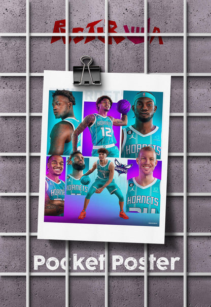 Stingers in Flight | Hornets | Basketball Poster