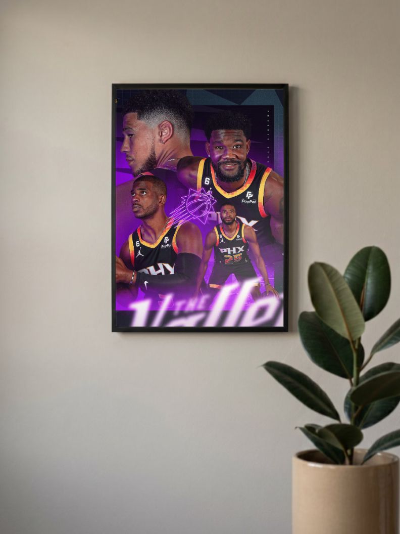 Rising Flames | Phoenix | Basketball Poster