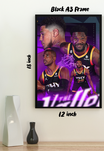 Rising Flames | Phoenix | Basketball Poster