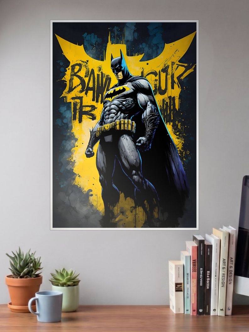 Urban Knight | Batman | Abstract Poster