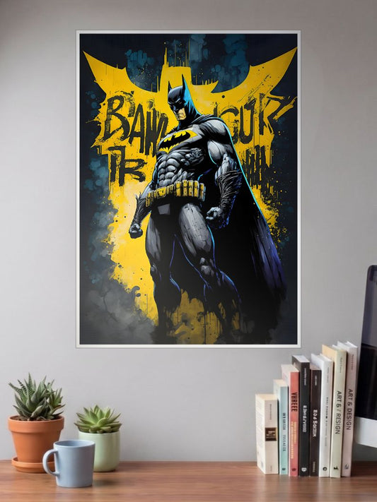 Urban Knight | Batman | Abstract Poster