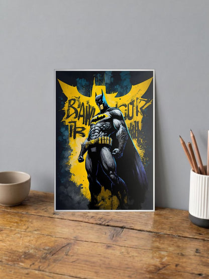 Urban Knight | Batman | Abstract Poster