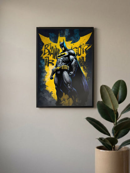 Urban Knight | Batman | Abstract Poster