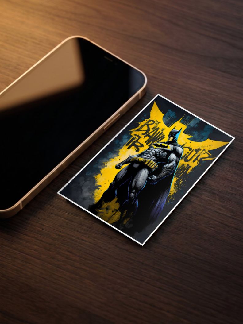 Urban Knight | Batman | Abstract Poster