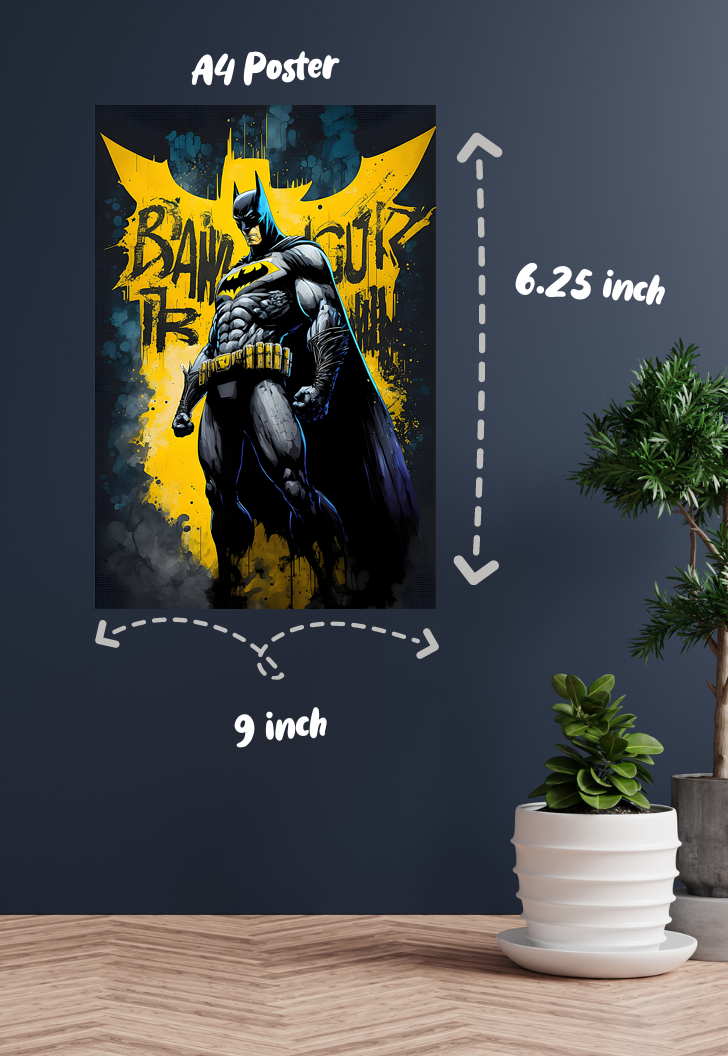 Urban Knight | Batman | Abstract Poster