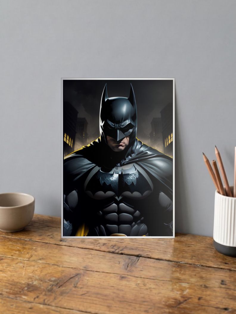Dark Knight's Essence | Batman | Comic Book Poster