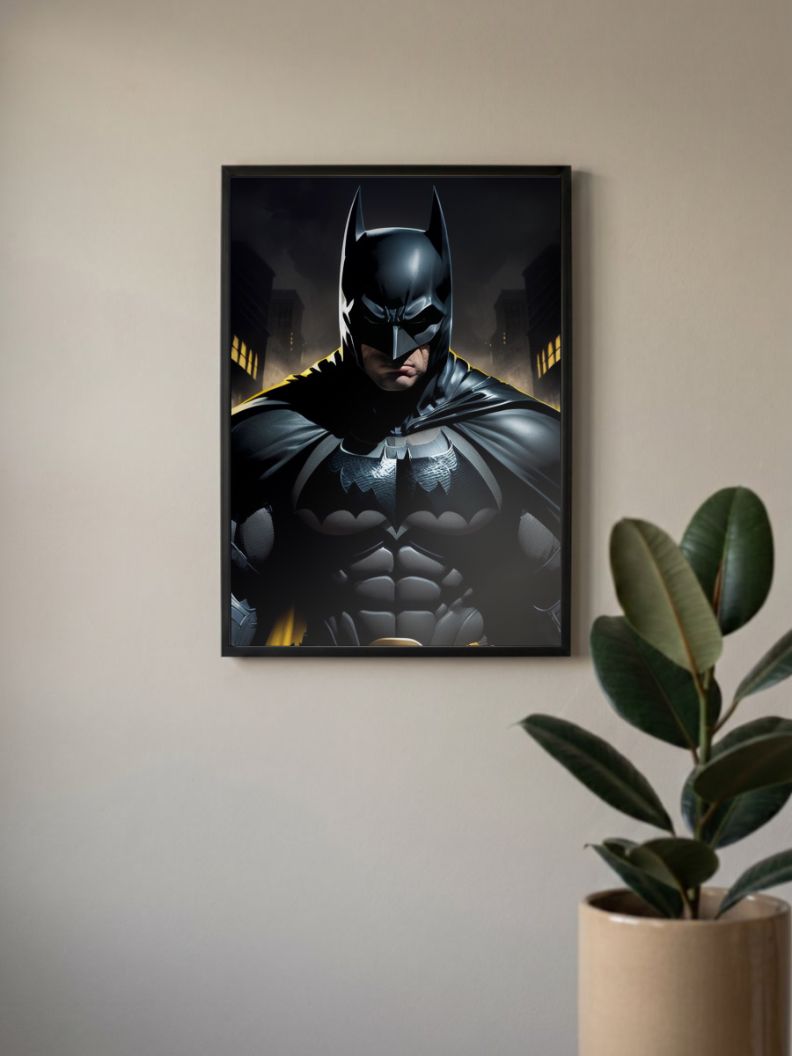 Dark Knight's Essence | Batman | Comic Book Poster