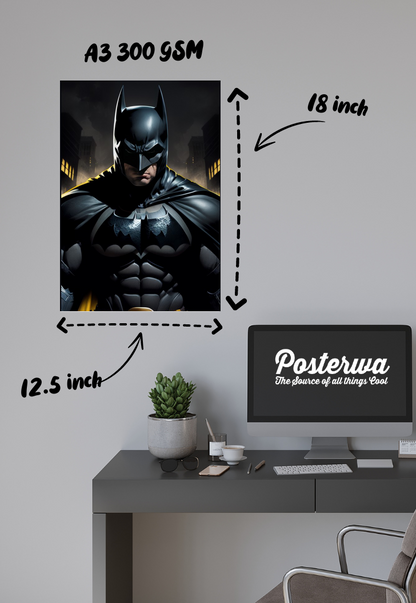 Dark Knight's Essence | Batman | Comic Book Poster