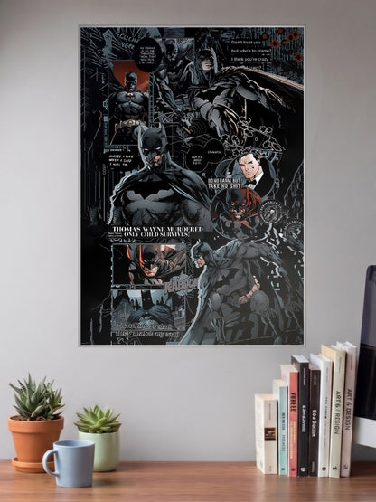 Batman Dark Knight Collage DC Poster