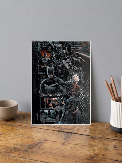 Batman Dark Knight Collage DC Poster