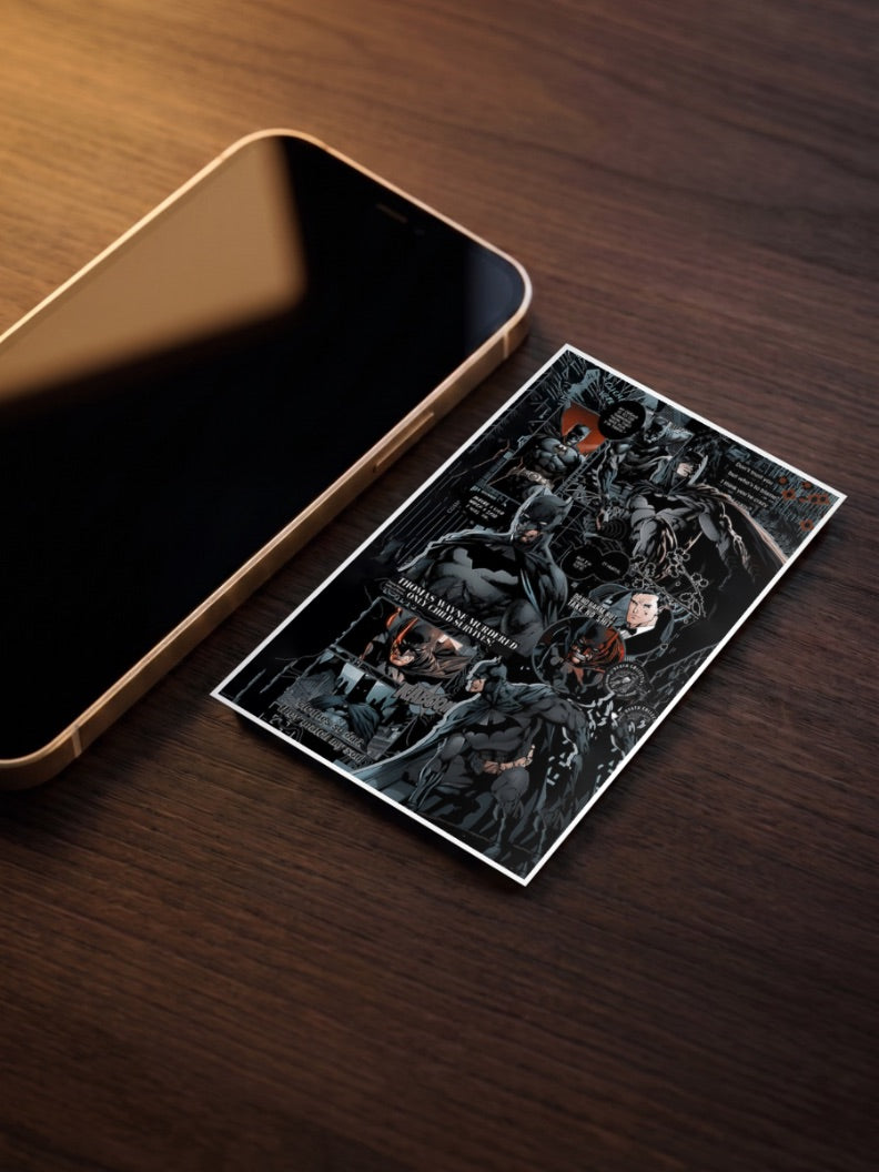 Batman Dark Knight Collage DC Poster