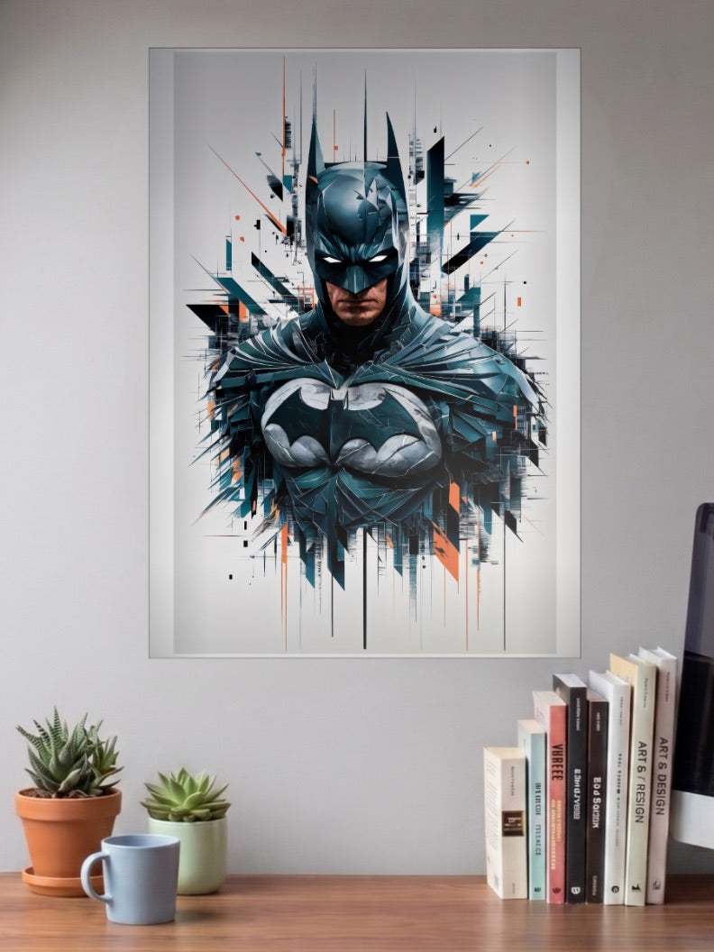 Batman Geometric Shards DC Poster