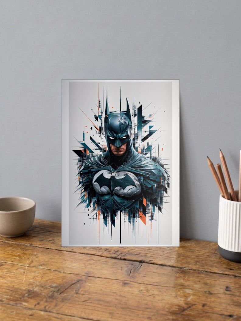 Batman Geometric Shards DC Poster