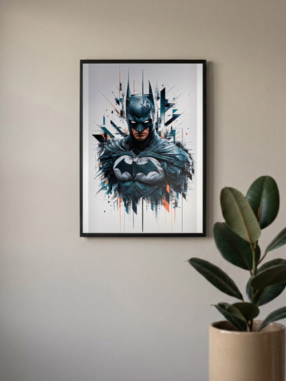 Batman Geometric Shards DC Poster