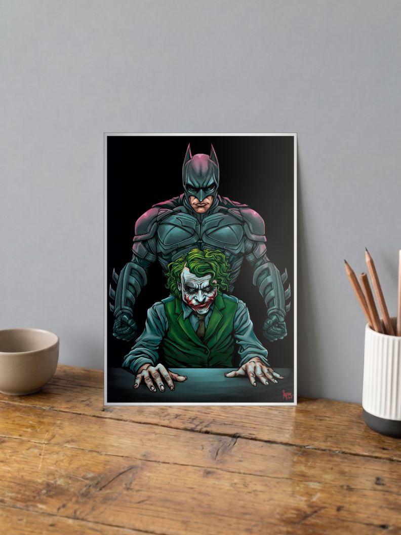 Dark Knight's Nemesis | Batman | Comic Book Poster