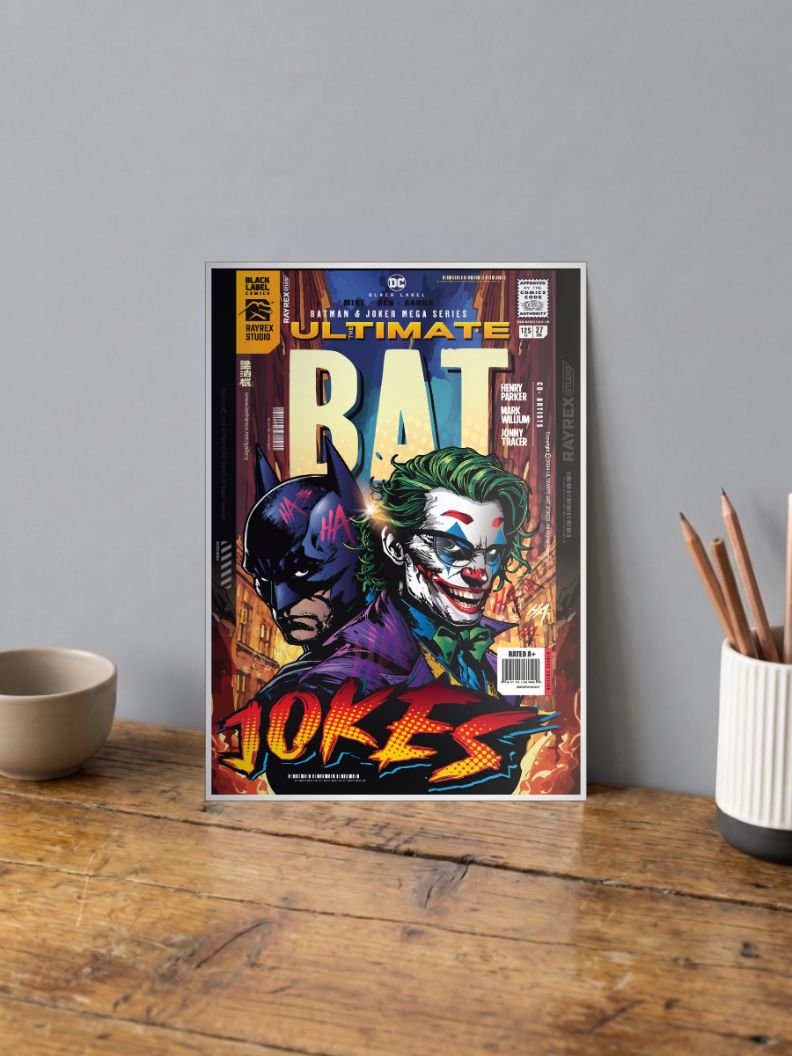 Gotham's Laughter | Batman | Comic Book Poster