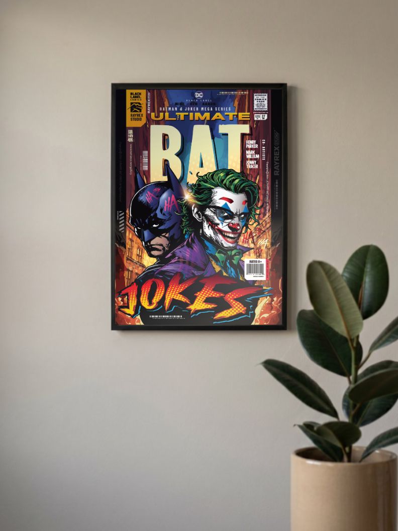 Gotham's Laughter | Batman | Comic Book Poster