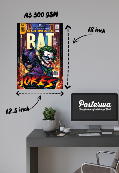 Gotham's Laughter | Batman | Comic Book Poster