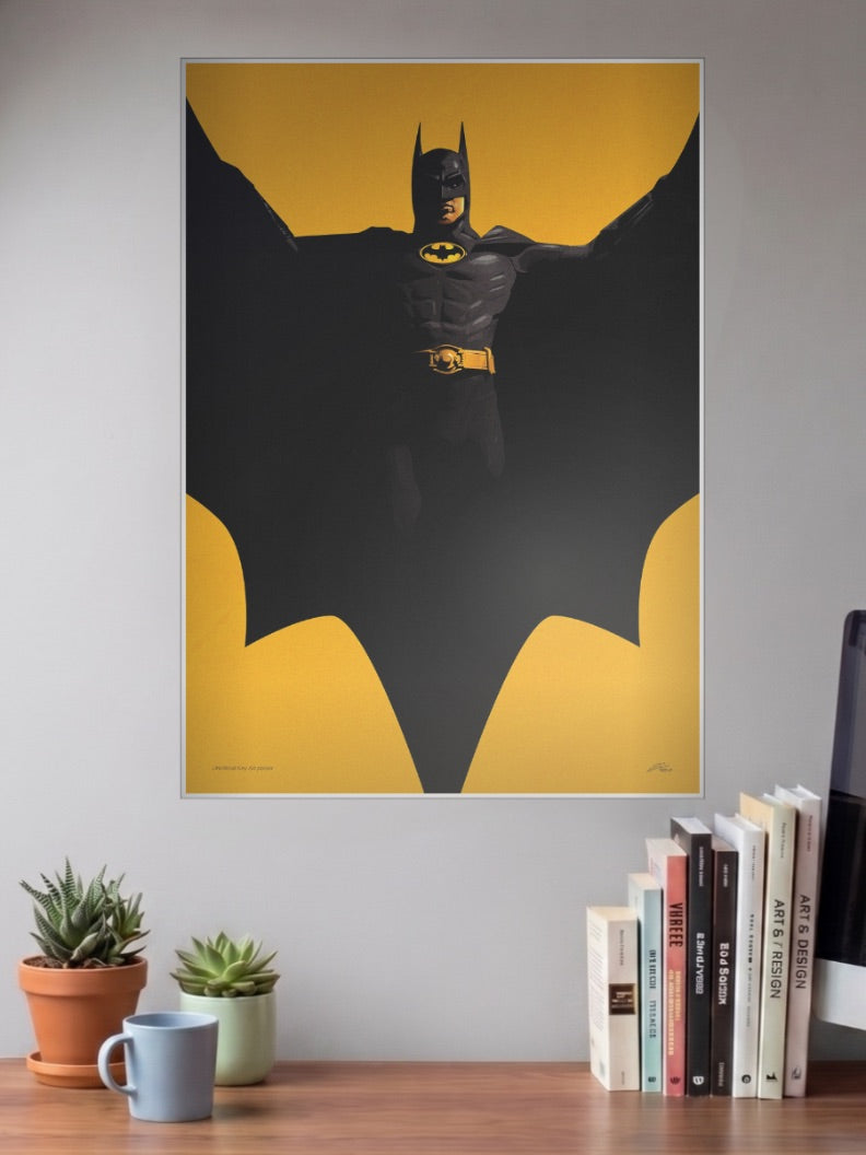 Batman Tim Burton DC Poster