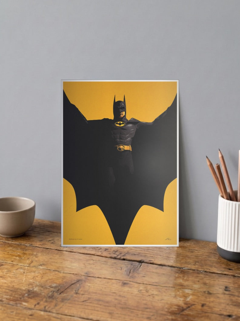 Batman Tim Burton DC Poster