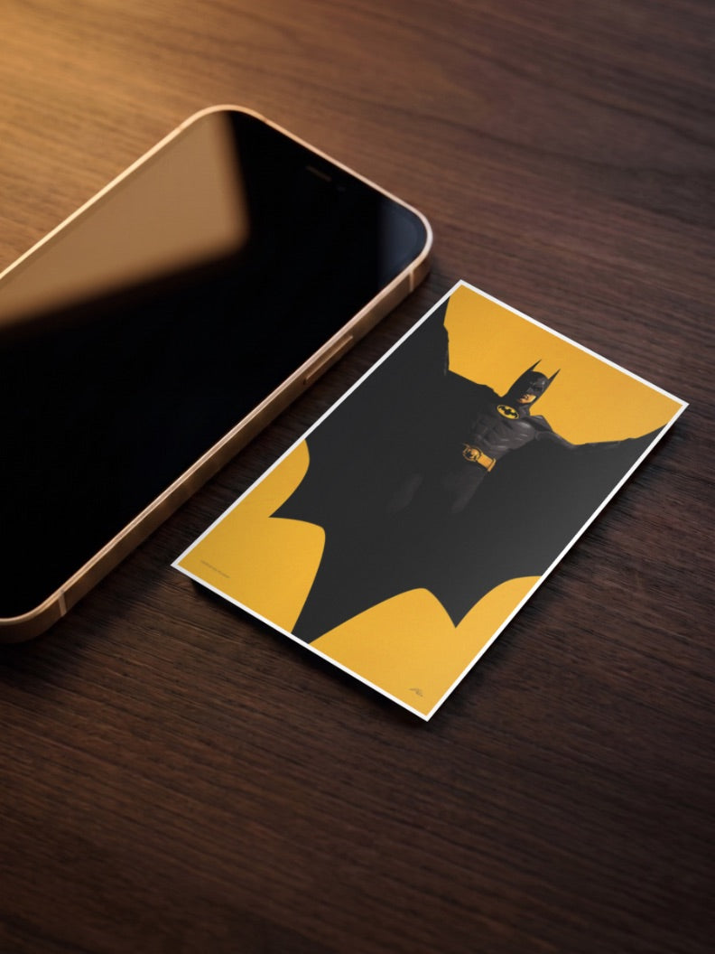 Batman Tim Burton DC Poster