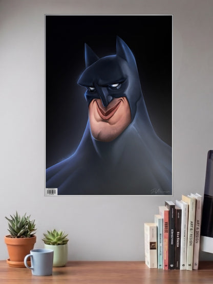Batman Cartoon Cowl DC Poster