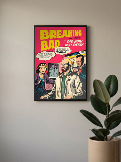 Meth Lab Mayhem | Breaking Bad | Comic Book Poster