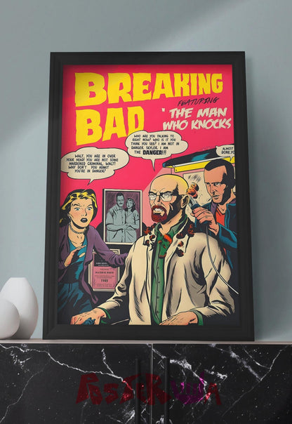 Meth Lab Mayhem | Breaking Bad | Comic Book Poster