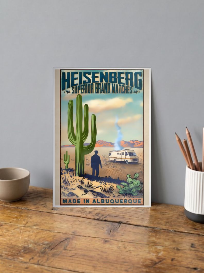 Breaking Bad Vintage Poster
