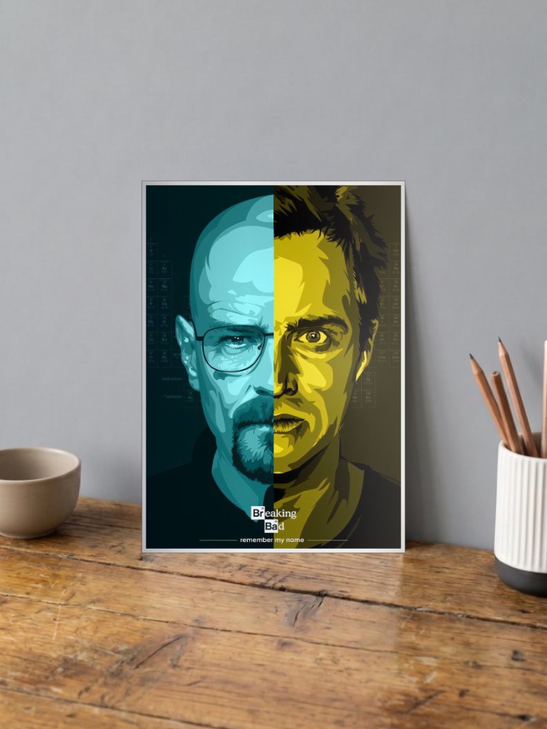 The Duality of Partners | Breaking Bad | Iconic Poster