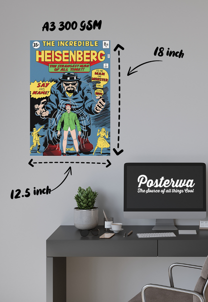The Unstoppable Chemist | Breaking Bad | Iconic Poster