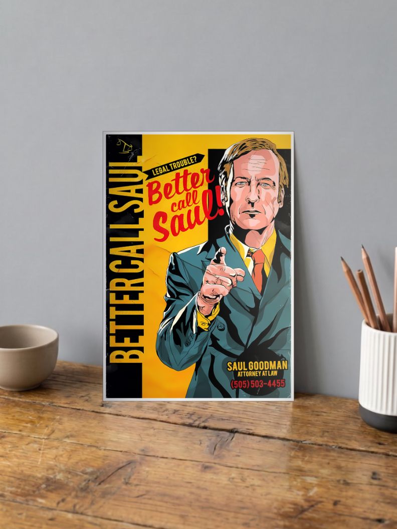 Legal Mastermind | Better Call Saul | Iconic Poster