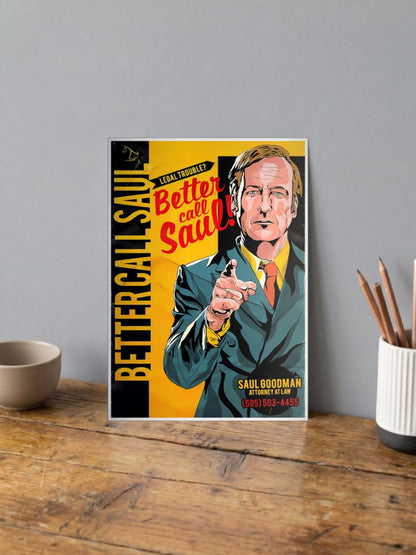 Legal Mastermind | Better Call Saul | Iconic Poster