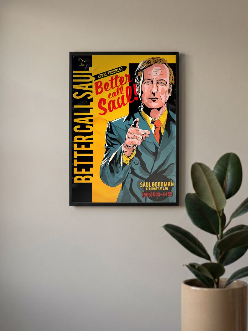 Legal Mastermind | Better Call Saul | Iconic Poster