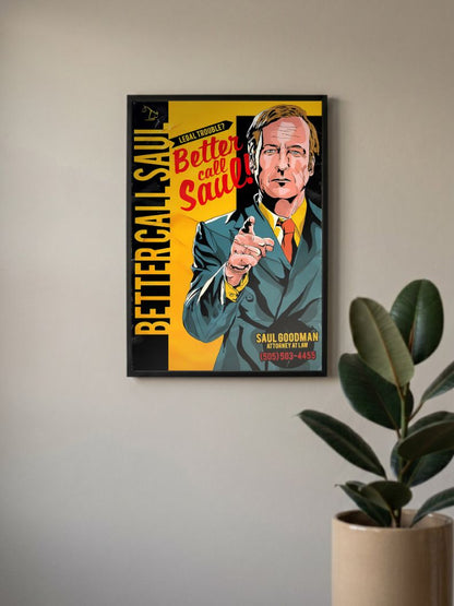 Legal Mastermind | Better Call Saul | Iconic Poster