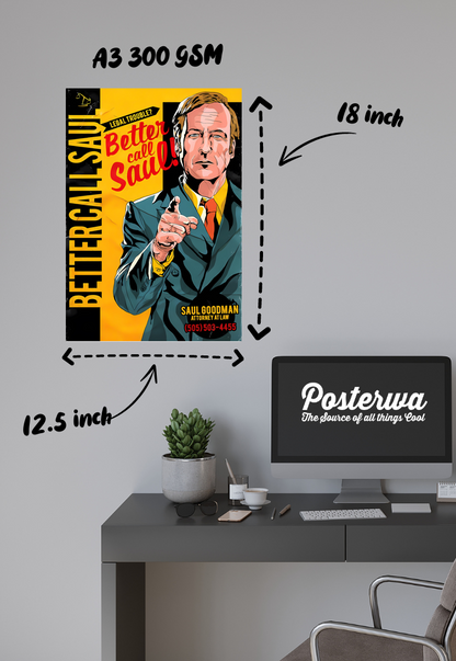 Legal Mastermind | Better Call Saul | Iconic Poster