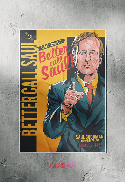 Legal Mastermind | Better Call Saul | Iconic Poster