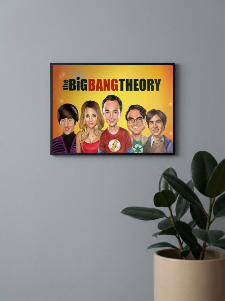 Cosmic Companions | The Big Bang Theory | Sitcom Poster