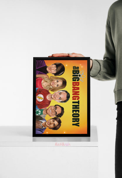 Cosmic Companions | The Big Bang Theory | Sitcom Poster